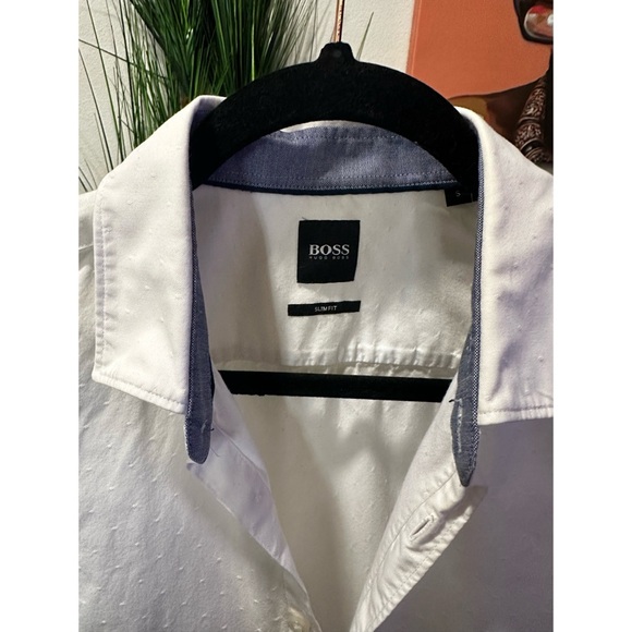 Hugo Boss BOSS Men's Rikki 53 Slim-Fit Shirt - Size Small - Picture 6 of 16